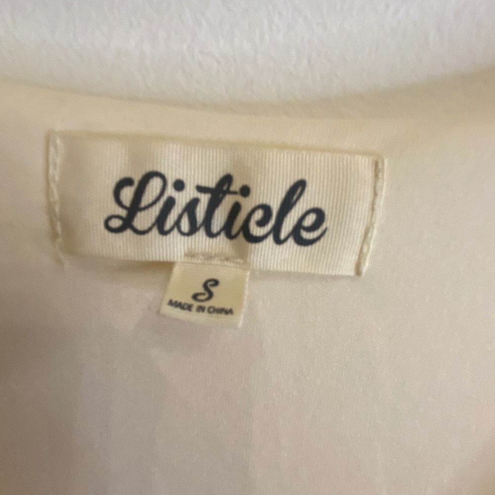 Listicle Swiss Dot Baby Doll dress - Picture 3 of 5